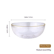 Phnom Penh Fruit Plate Creative Set Glass Plate Household